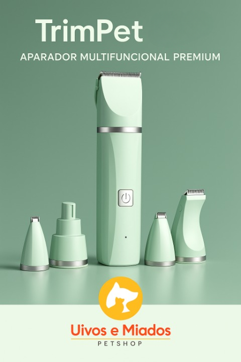 TrimPet - Aparador de pelos para pets com design ergonômico