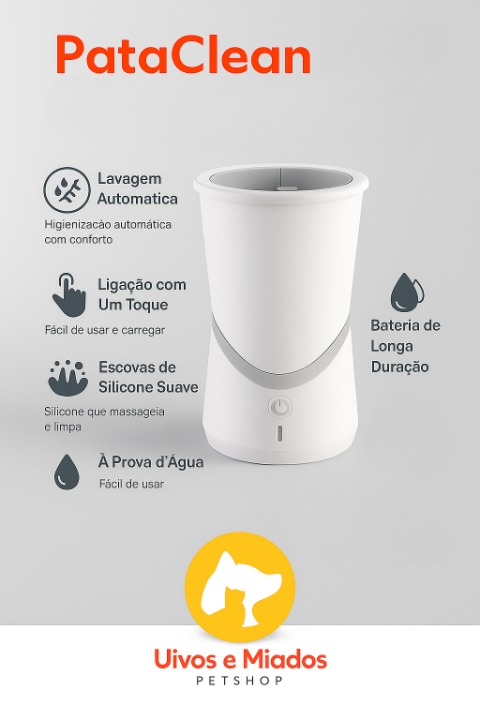 Características: Material resistente, fácil limpeza e uso silencioso