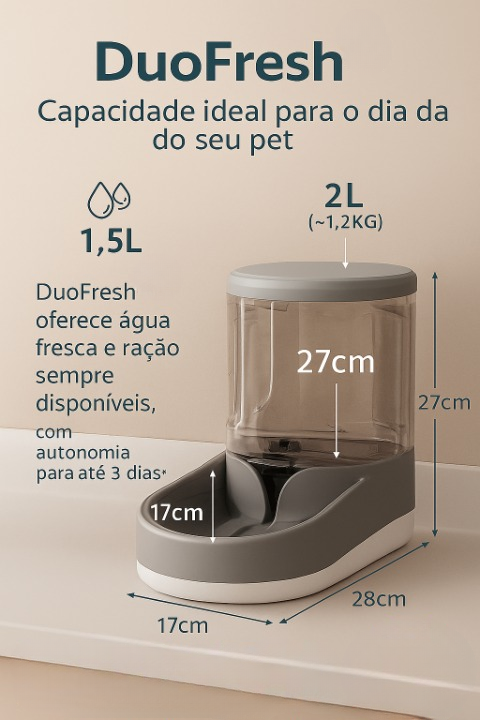Adequado para cães e gatos de médio porte - Fácil limpeza"