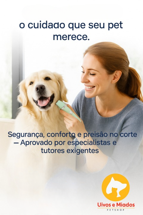 Adequado para cães e gatos - Reduz o estresse da tosa