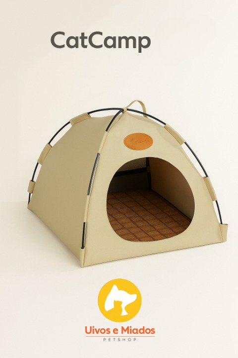 CatCamp - Tenda confortável para gatos de todos os tamanhos